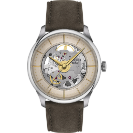 Watch strap Tissot T1398361626100A Leather Green 20mm