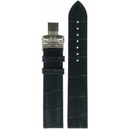 Watch strap Tissot PRC 200 GENT / T0554101604700 / T600032781 Leather Blue 19mm