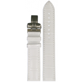 Watch strap Tissot T600032782 Leather White 19mm