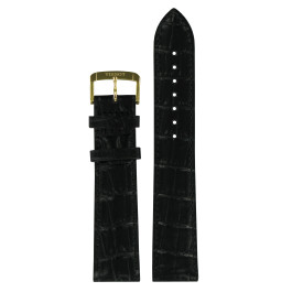 Watch strap Tissot T600037759 Leather Black 20mm