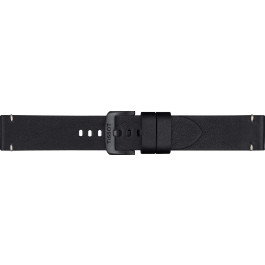 Watch strap Tissot T600045723 / T1166173705101A Leather Black 22mm