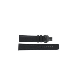 Watch strap Tissot T600046571 / T1314303605200A Leather Black 20mm
