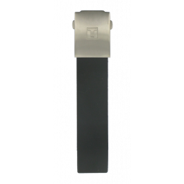 Watch strap Tissot T603013676 Rubber Black