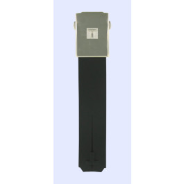 Watch strap Tissot T603013662 Rubber Black