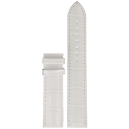 Watch strap Tissot T610032784.XL Leather White 19mm