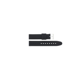Watch strap Guess V1005M1 Silicone Black 18mm