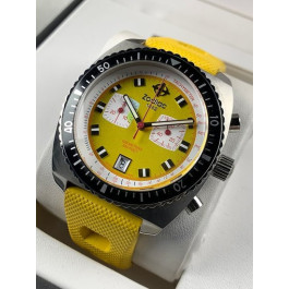 Watch strap Zodiac Z02224 Rubber Yellow