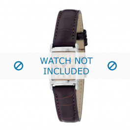 Watch strap Armani AR0205 Leather Brown 14mm
