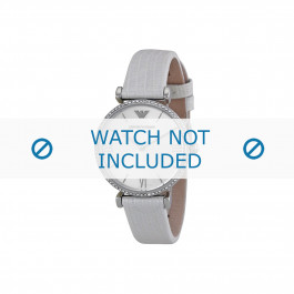 Armani watch strap AR1680 Leather White 14mm