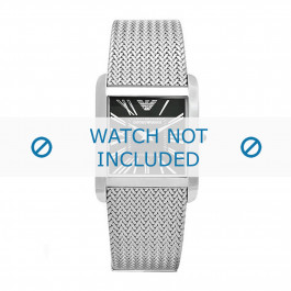 Armani watch strap AR2013 Metal Silver 24mm