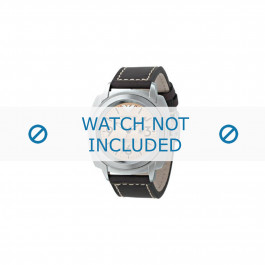 Watch strap Armani AR5831 Leather Brown 23mm