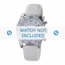 Armani watch strap AR5947 Silicone White 22mm
