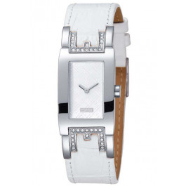 Watch strap Esprit ES102242006 Croco leather White 8mm