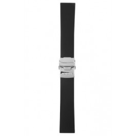 Watch strap Mondaine BM20067 Rubber Black 22mm