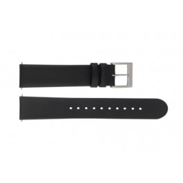 Watch strap Mondaine BM20098 Leather Black 22mm