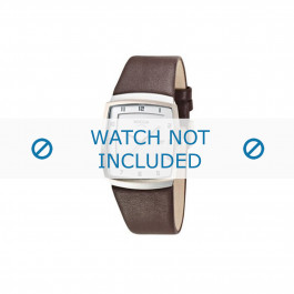 Boccia watch strap 3541-01 Leather Brown