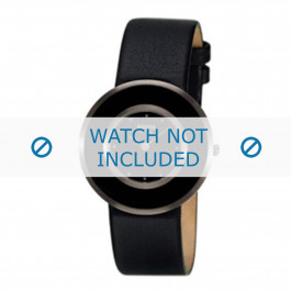 Boccia watch strap 3145-03-BO3145-03-40 Leather Black