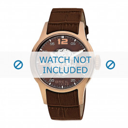 Watch strap Breil TW0568 Leather Brown 21mm