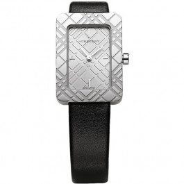 Watch strap Burberry BU1150 Leather Black