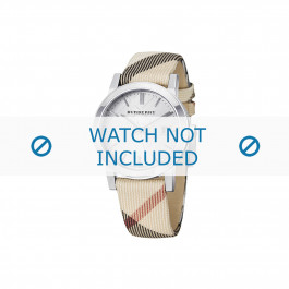 Burberry heritage beige leather watch cheap