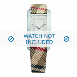 Watch strap Burberry BU1051 / PVC Antima 7177790 Leather Brown 14mm