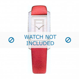 Burberry watch strap BU1054 Leather Red 14mm