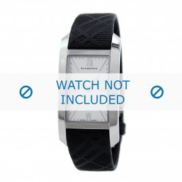 Watch strap Burberry BU1083 Leather Black 14mm