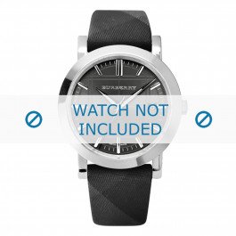 Watch strap Burberry BU1758 Leather Black 20mm
