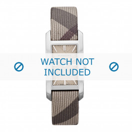 Watch strap Burberry BU9504 / BU9510 Leather Multicolor 14mm