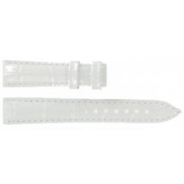 Watch strap Certina C610017280 Leather White 16mm