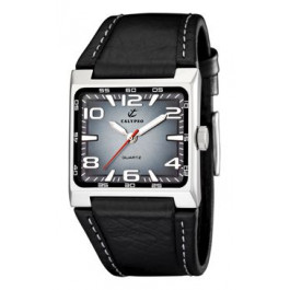 Watch strap Calypso K5221-1 Leather Black