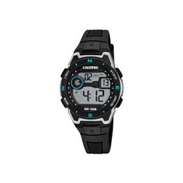 Watch strap Calypso K5853/4 Rubber Black 12mm