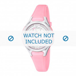 Watch strap Calypso K5575-2 Plastic Pink 13mm