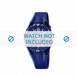 Watch strap Calypso K6064-3 Plastic Blue 13mm