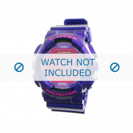 Watch strap Casio GD-100SC / 10378392 Plastic Purple 16mm