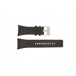 Watch strap Diesel DZ1156 Leather Black 30mm