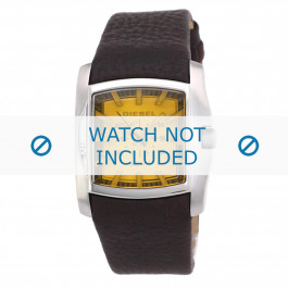 Watch strap Diesel DZ1180 Leather Brown 29mm