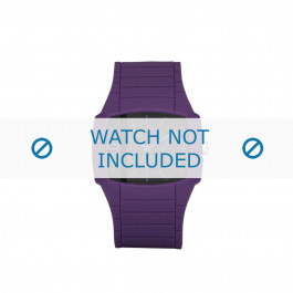 Diesel watch strap DZ1385 Silicone Purple 28mm