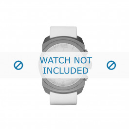 Diesel watch strap DZ1450 Silicone White 26mm