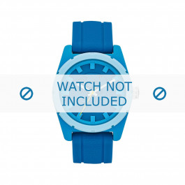 Watch strap Diesel DZ1592 Silicone Blue 24mm