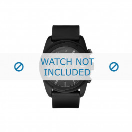Diesel watch strap DZ4211 Silicone Black 25mm