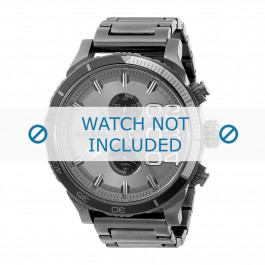 Diesel watch strap DZ4314 Stainless steel Anthracite grey Order now from World of Watch Straps