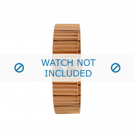 Diesel watch strap DZ5268 Stainless steel Rosé 20mm