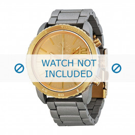 Diesel watch strap DZ5303 Metal Silver 22mm