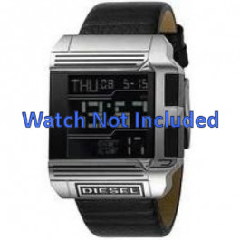 Watch strap Diesel DZ7113 Leather Black 26mm
