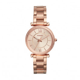 Watch strap Fossil ES4301 Steel Rosé 16mm