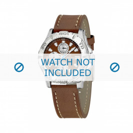 Watch strap Festina F16243-3 Leather Brown 21mm