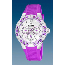 Watch strap Festina F16559.5 Rubber Purple