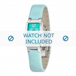 Watch strap Festina F16218-3 Leather Turquoise 9mm