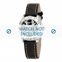 Watch strap Festina F16244-C Leather Black 17mm